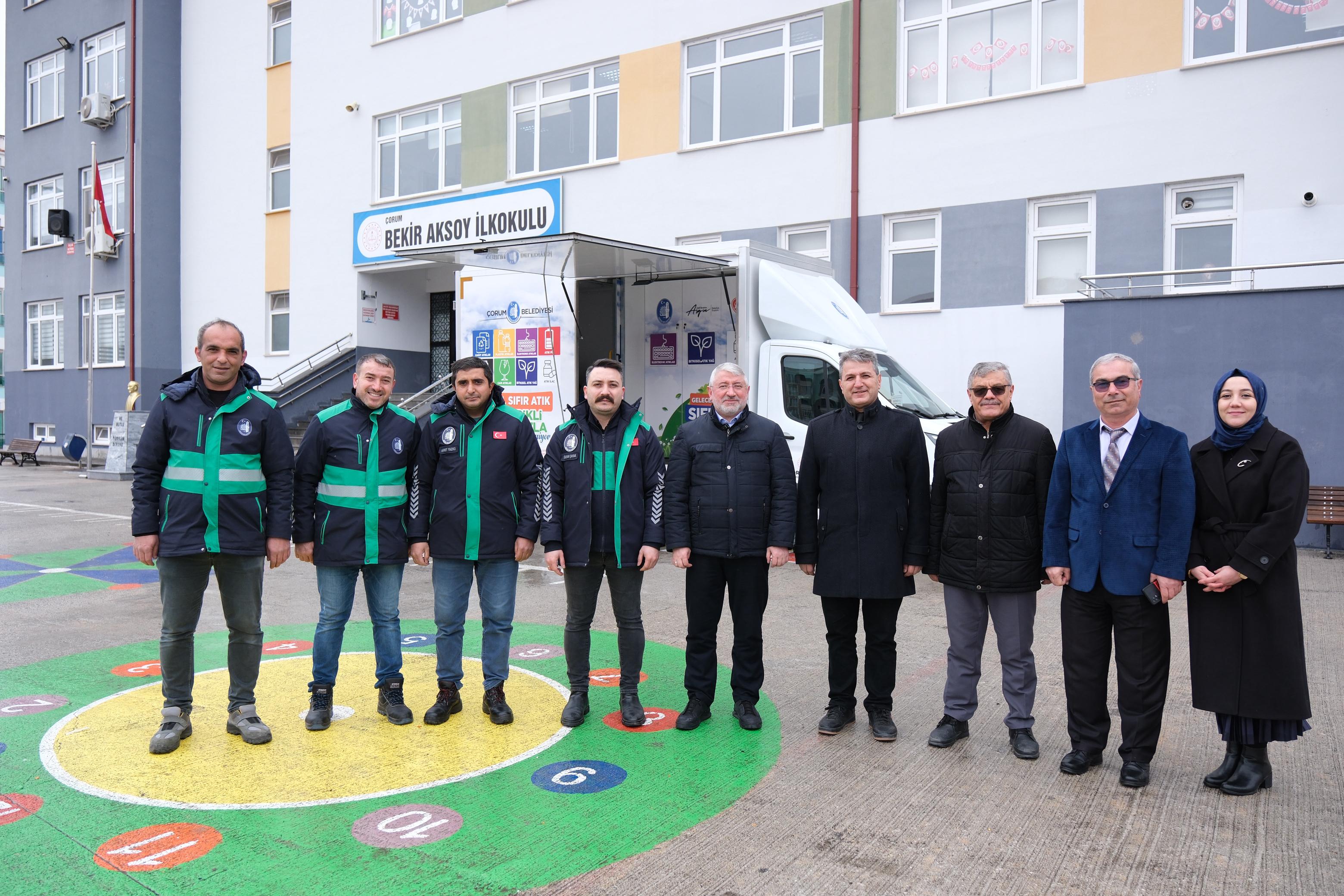 ÇEVRE DOSTU “MOBİL SIFIR ATIK ARACI” HİZMETTE